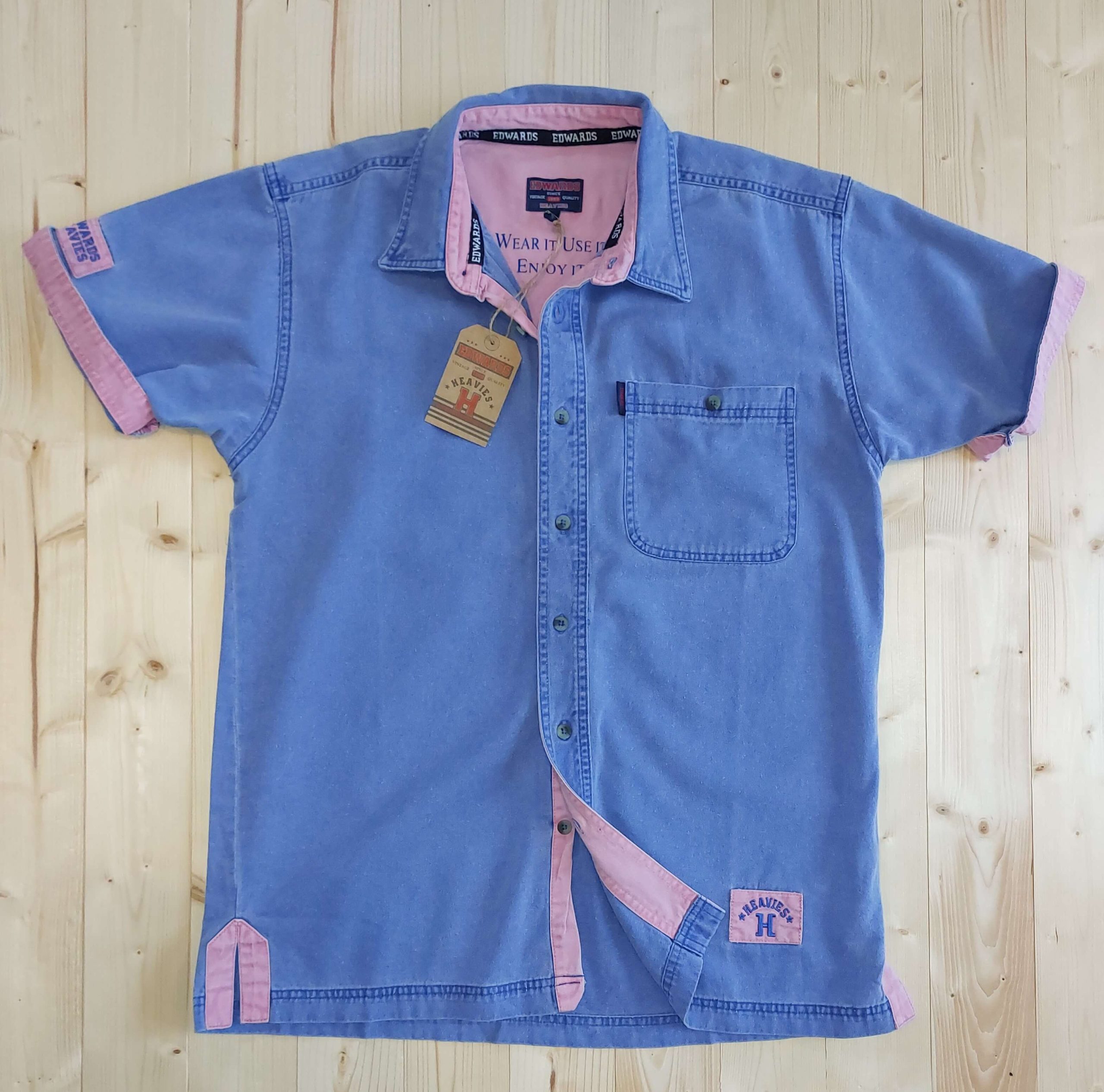 Short Sleeved Cotton Twill Shirt - Image 12